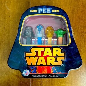 NIB Star Wars Limited Edition Pez 2015 In Darth Vader Shaped Tin Box Collectible